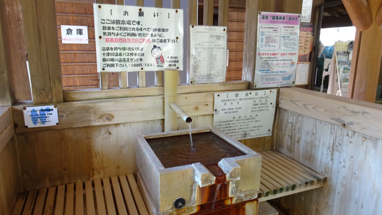 十津川温泉庵の湯　飲泉