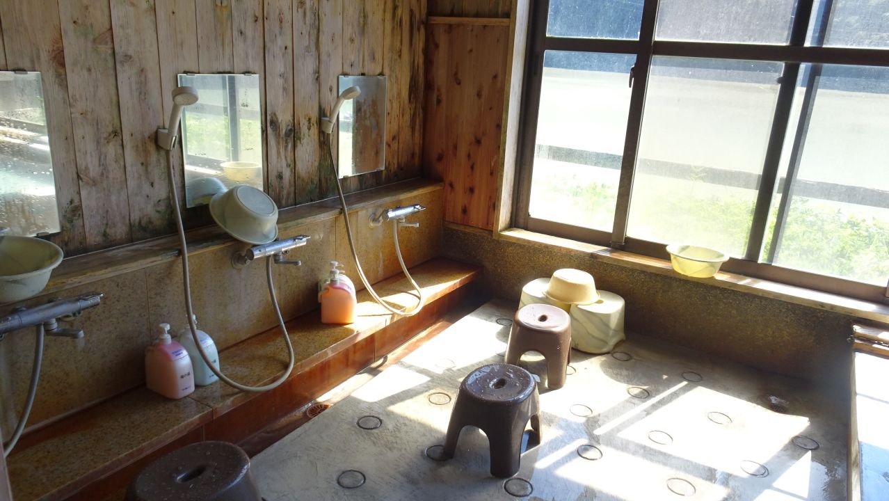 十津川温泉庵の湯　洗い場
